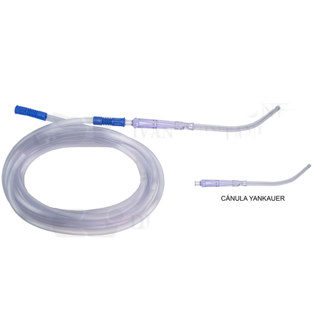 TUBO DE SUCCION CON YANKAHUER 1/4 PULGADAS X 3.6 F28