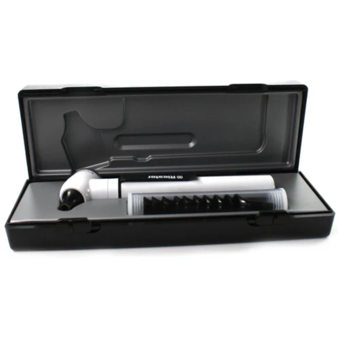 Otoscopio de bolsillo e-scope® Riester, blanco