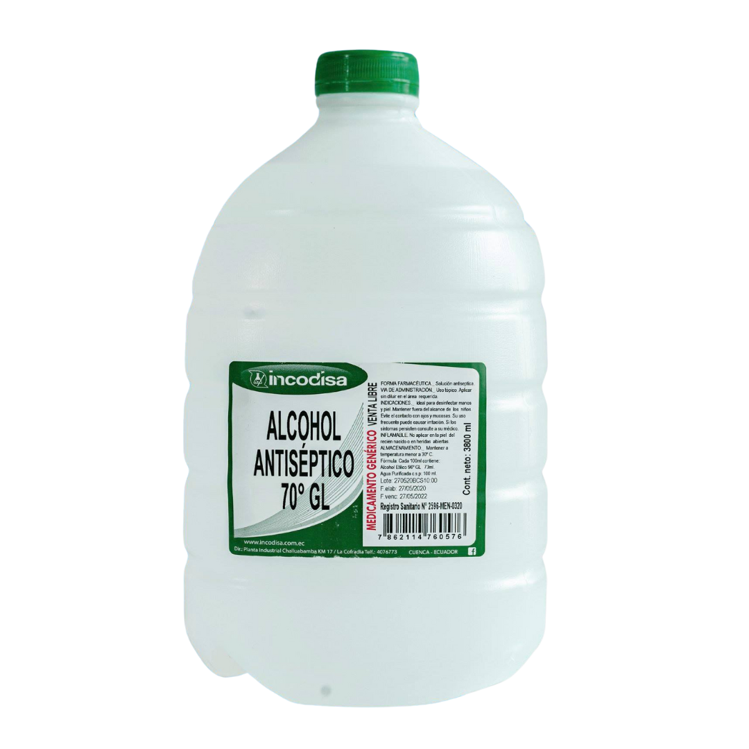 ALCOHOL 70% ANTISEPTICO GALON