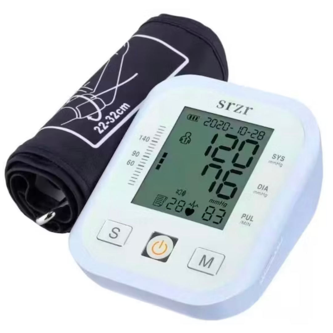 Esfigmomanómetro Digital hasta el brazo Bp Monitor de presión