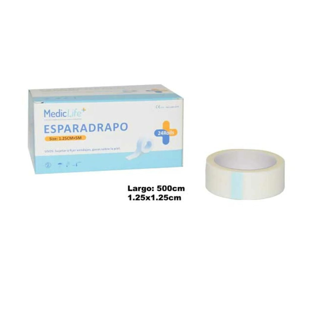 ESPARADRAPO MICROPOROSO / PE TAPE (2.5CM X 5MM) UNIDAD
