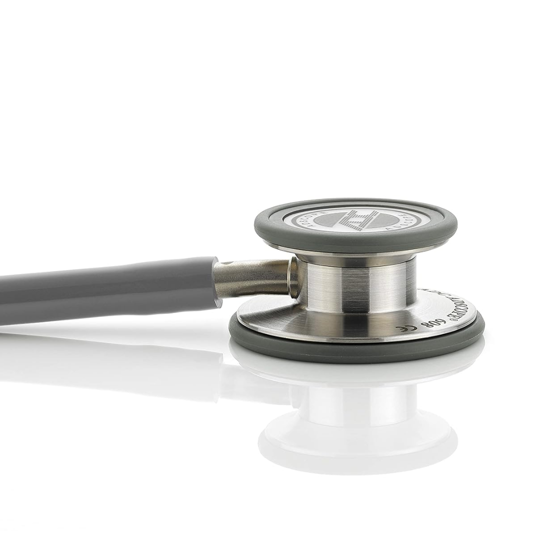 Estetoscopio clínico convertible ADC Adscope 608, con tecnología AFD ajustable, para diafragma y abdomen de adultos o diafragma pediátrico,Turquoise
