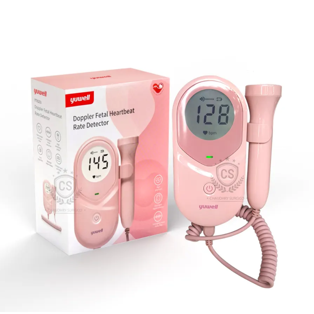 Doppler Monitor profesional de frecuencia cardíaca fetal, Yuwell