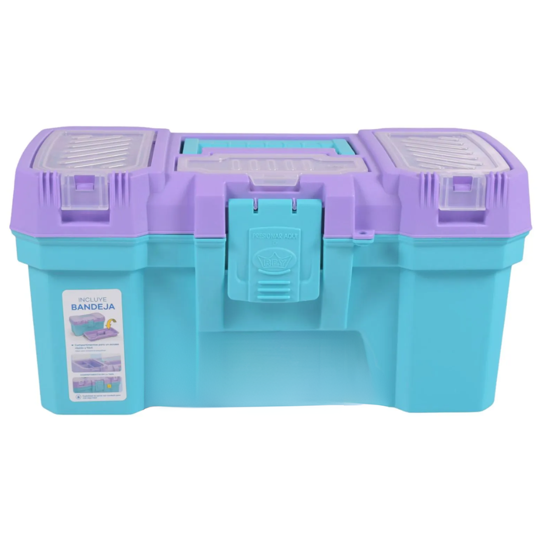 CAJA MEGABOX ORGANIZADORA DE ENFERMERÍA, TURQUESA REY
