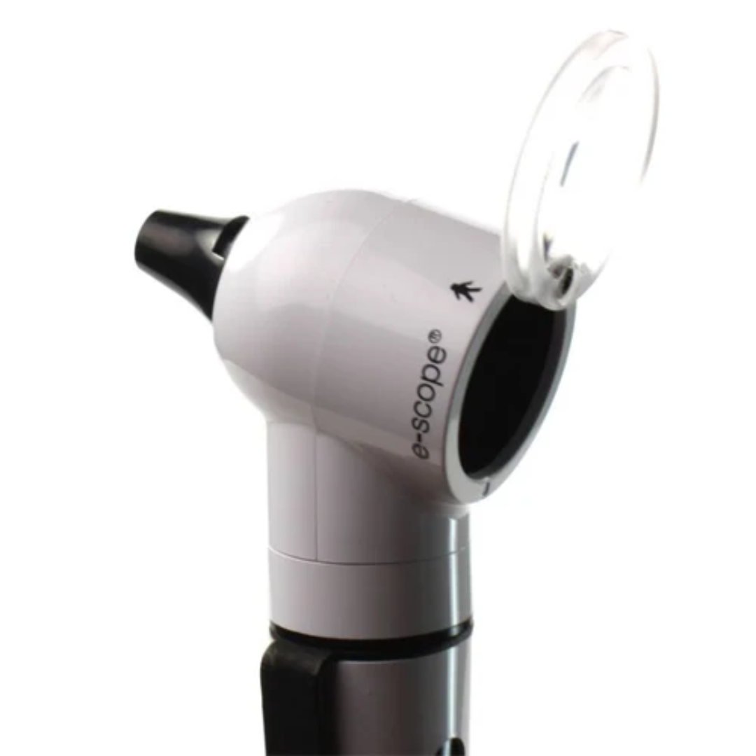 Otoscopio de bolsillo e-scope® Riester, blanco