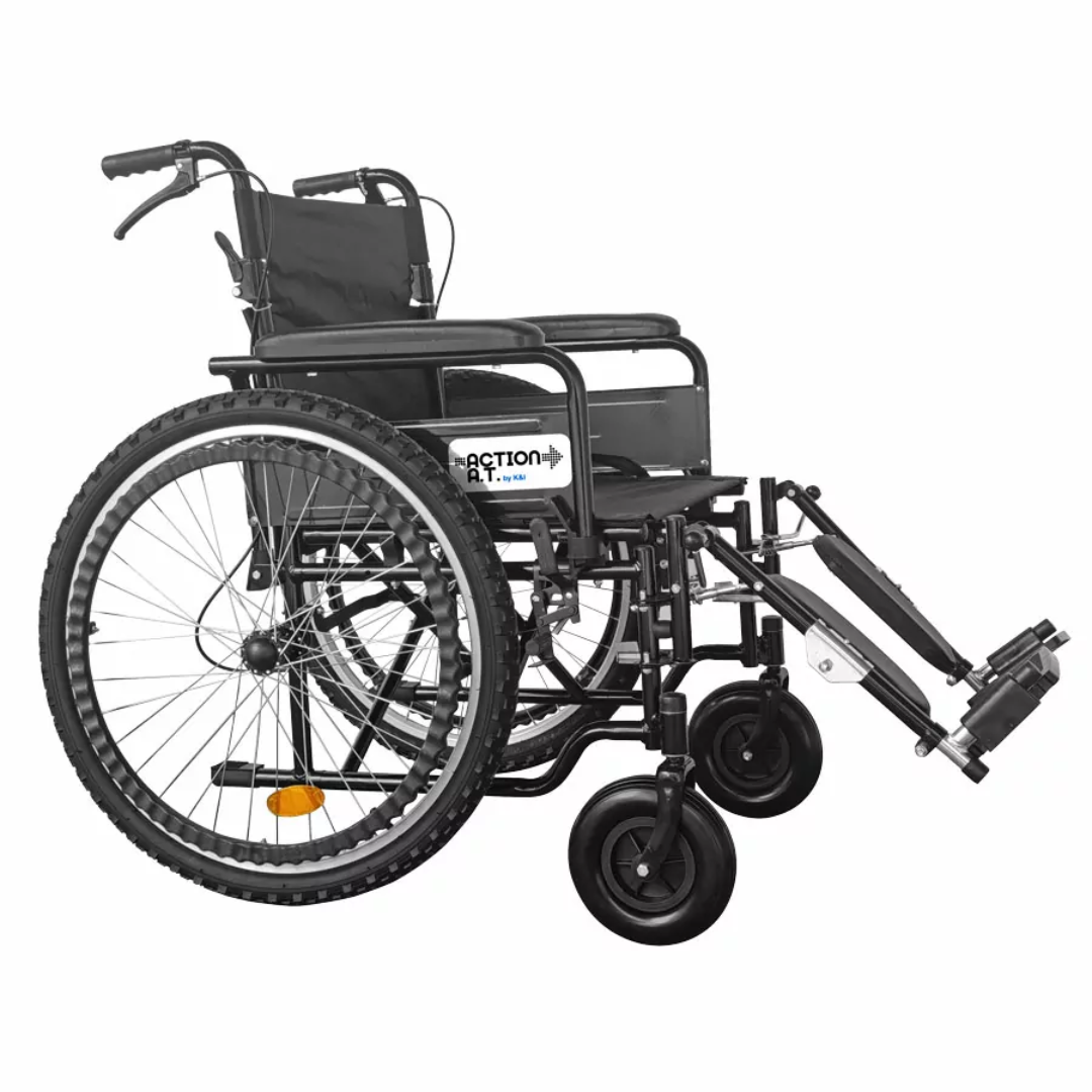 SILLA DE RUEDAS TODO TERRENO ACTION A.T. – PIES ELEVABLES