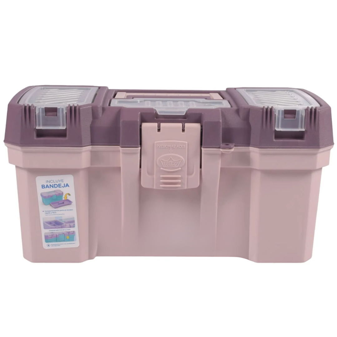 CAJA MEGABOX ORGANIZADORA DE ENFERMERÍA, CAFÉ/BEIGE REY