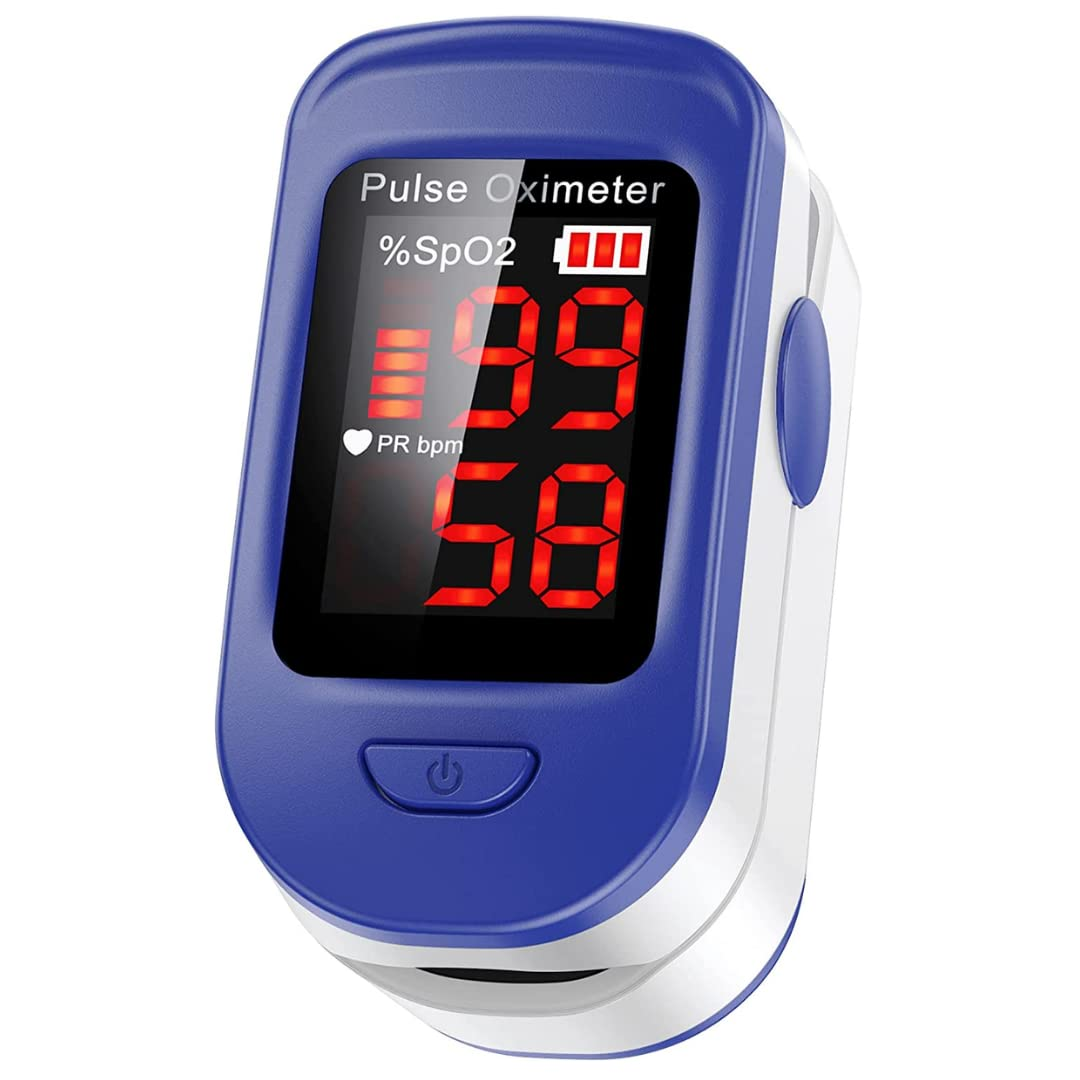 Pulsioxímetro Profesional, con Pantalla LED, Monitor de Saturación de Oxígeno, Lectura Instantánea Oxímetro de Pulso.