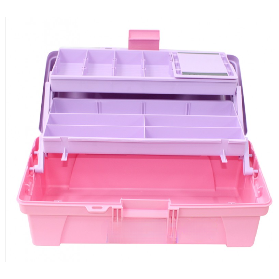 CAJA ORGANIZADORA DE ENFERMERÍA, BOTIQUÍN 14 LIL-ROSA
