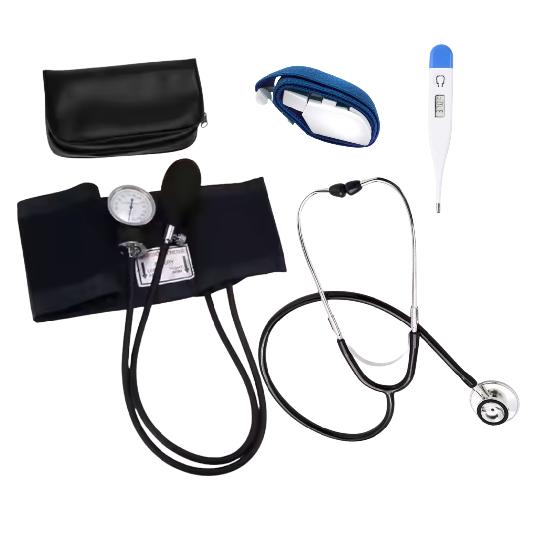 KIT ESTUDIANTIL ESTETOSCOPIO + TENSIÓMETRO