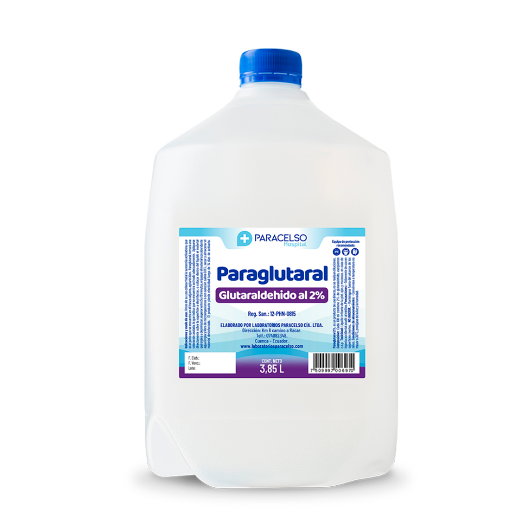 PARAGLUTARAL GLUTARALDEHÍDO 2% – SOLUCIÓN DESINFECTANTE Y ESTERILIZANTE