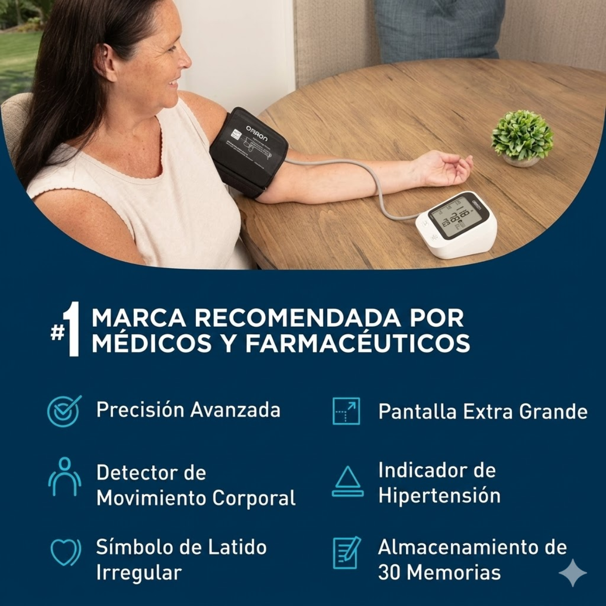TENSIÓMETRO DIGITAL OMRON SERIE 5 PARA BRAZO SUPERIOR