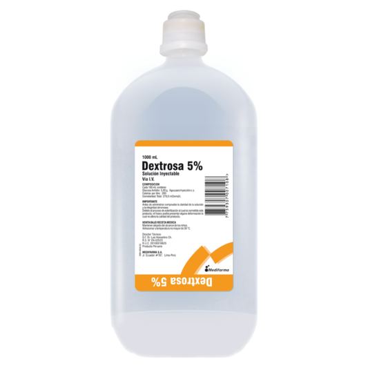 DEXTROSA AL 5% X 1000 ML BRAUN ECOFLAC