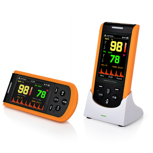 OXÍMETRO DE PULSO PORTÁTIL RECARGABLE LEPU MEDICAL SP-20 CON BLUETOOTH PARA ADULTOS Y PEDIÁTRICO