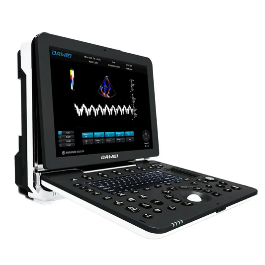 ECÓGRAFO PORTÁTIL PROFESIONAL DAWEI DW-P8 CON DOPPLER TISULAR, TDI Y STRAIN CARDÍACO