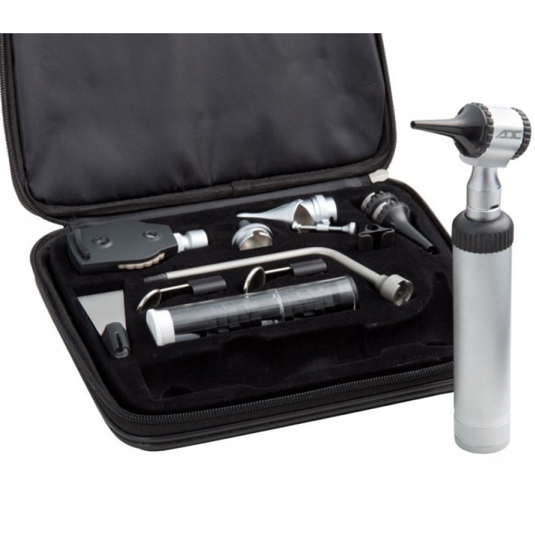 SET DE DIAGNÓSTICO ADC PROSCOPE® 2.5V | OTOSCOPIO, OFTALMOSCOPIO E ILUMINADOR CLÍNICO EN ESTUCHE