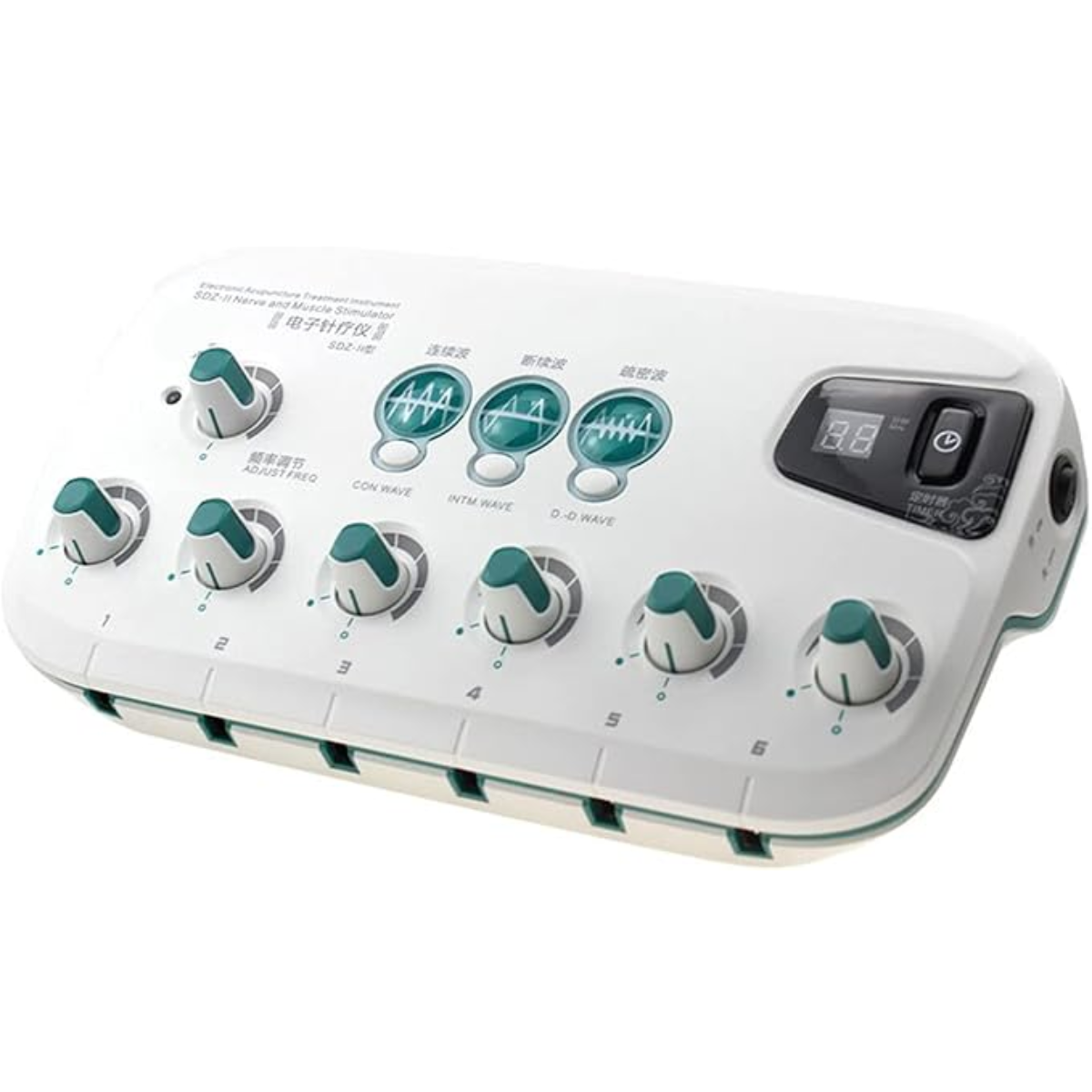 ELECTROESTIMULADOR MUSCULAR 6 CANALES TENS MULTIFUNCIONAL MASAJEADOR CORPORAL TERAPÉUTICO