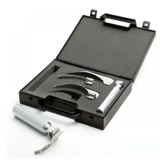 SET DE LARINGOSCOPIO MILLER SATINADO ESTÁNDAR