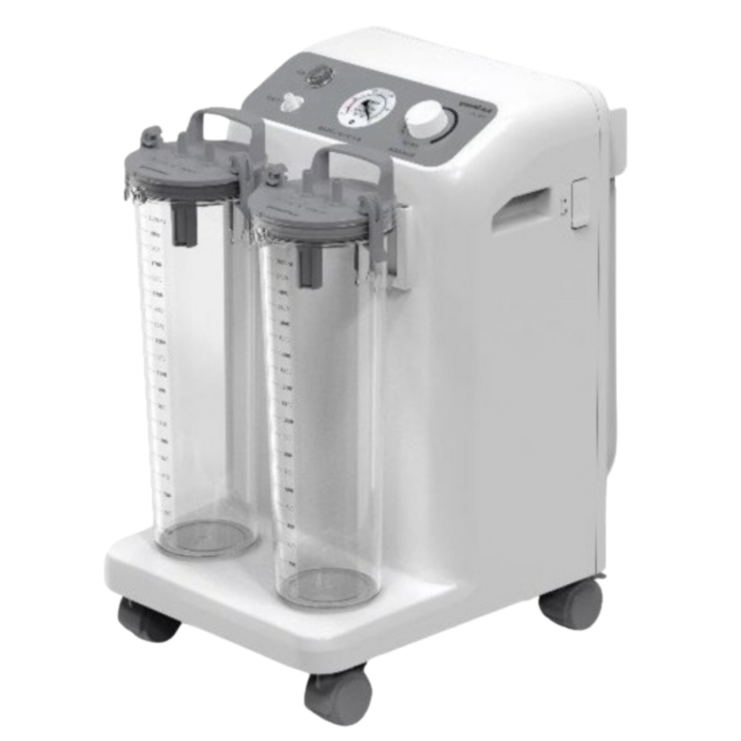 BOMBA DE SUCCION HOSPITALARIA 2 VASOS SAFE MEDIC