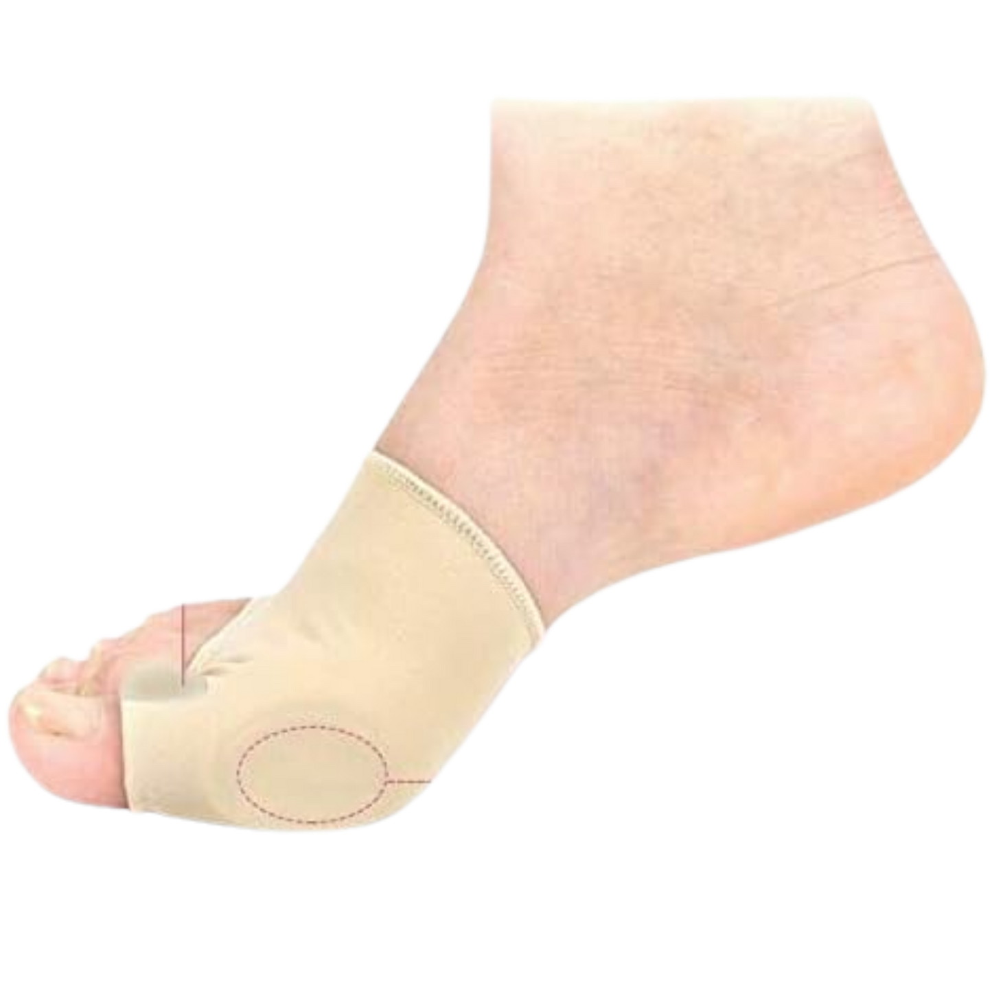 Separador de dedos con Protector Tejido