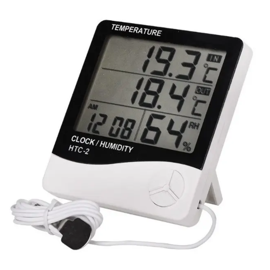 TERMOHIGRÓMETRO DIGITAL HTC-2 CON SONDA 1 METRO – TEMPERATURA Y HUMEDAD