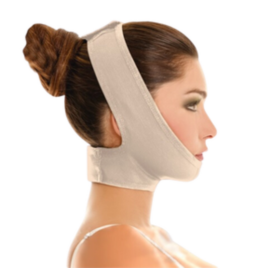 Compresión Prenda Mentonera Postquirúrgica Facial
