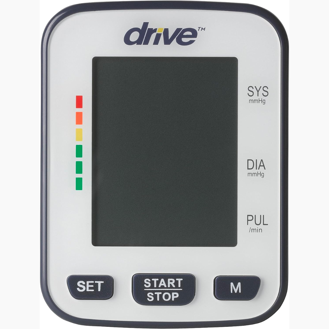 Drive Medical - Tensiómetro automático de lujo, color blanco, muñeca