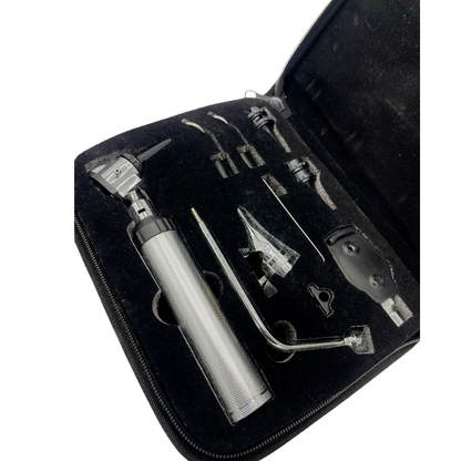 EQUIPO DE DIAGNÓSTICO MÉDICO PROFESIONAL | OTOSCOPIO, OFTALMOSCOPIO, RINOSCOPIO E ILUMINADOR CLÍNICO