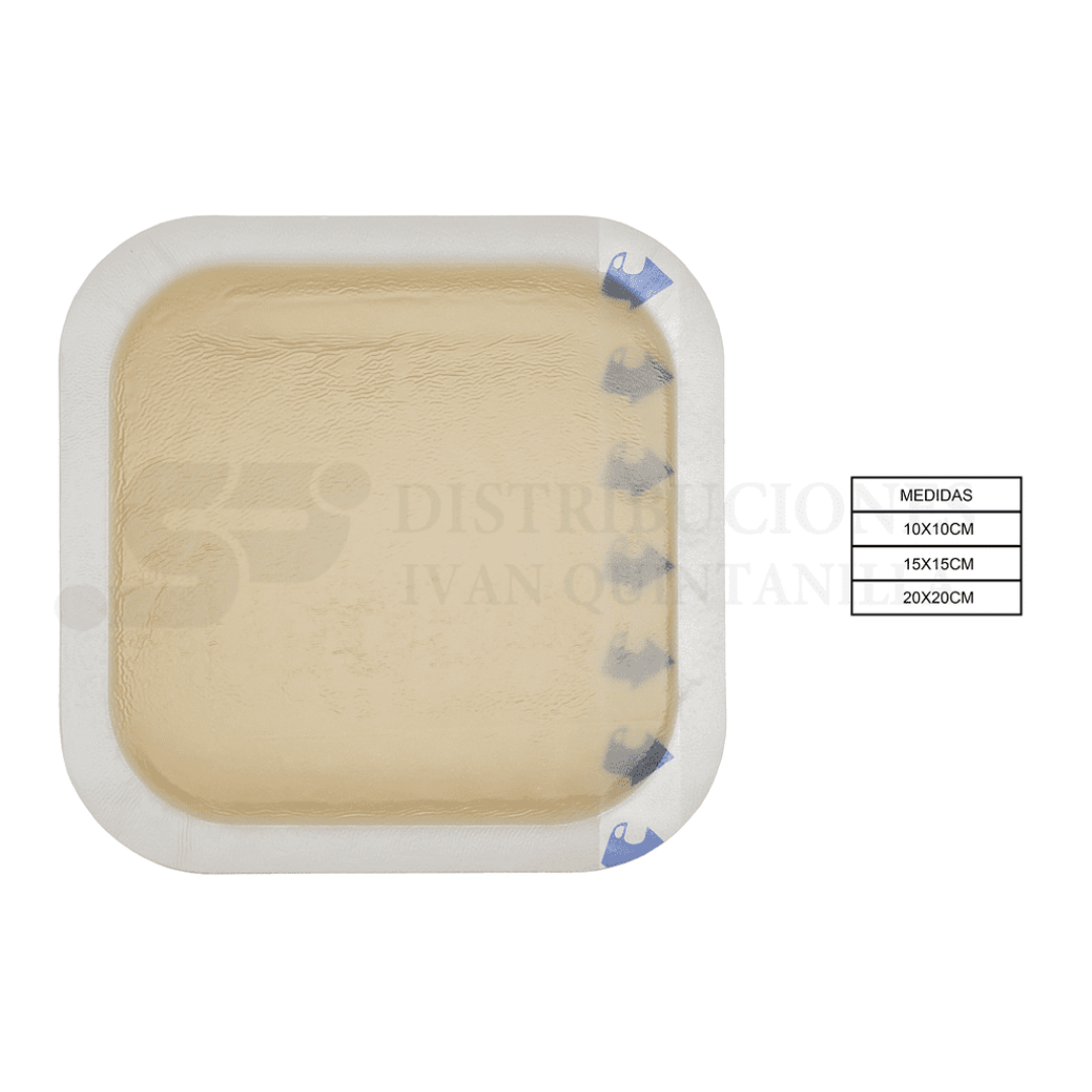 APOSITO HIDROCOLOIDE CON BORDE 10 X 10 CM