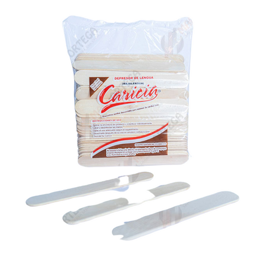 Depresor para la Lengua (Bajalengua) - 100 UNIDADES