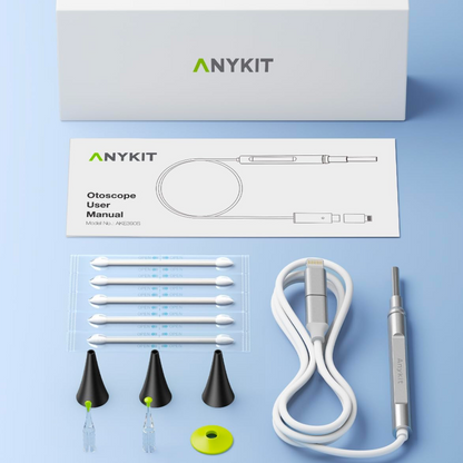 Anykit Otoscopio USB para PC, Macbook, dispositivo Android y Apple.