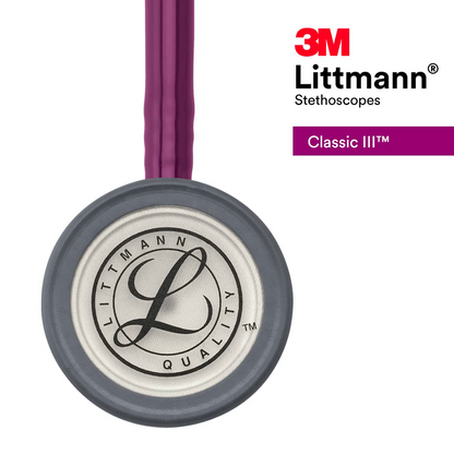 3M Littmann Classic III - 5831 - Estetoscopio tubo color ciruela