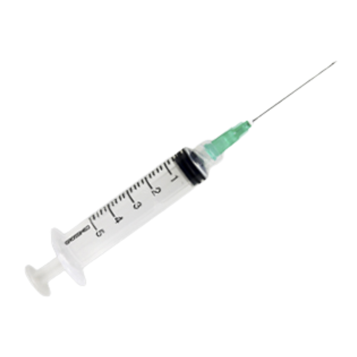 JERINGA DE 5 ML/CC LUER LOCK 21 G X 1 1/2