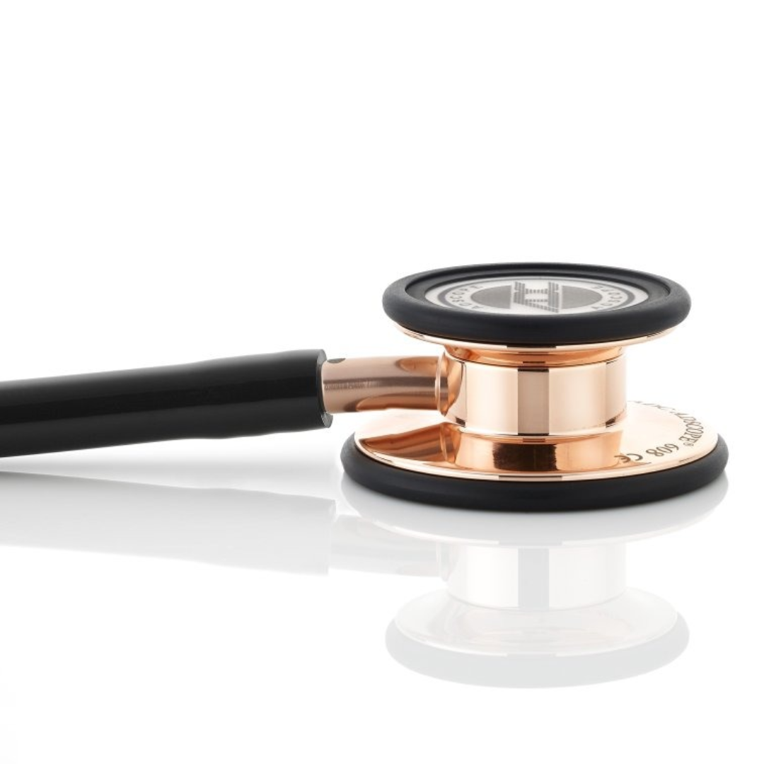 Adscope® 608 Clinician Stethoscope, rose gold/black