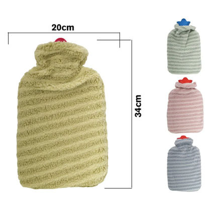 BOLSA DE AGUA CALIENTE 2L CON COBERTOR TERAPÉUTICO PARA ALIVIO