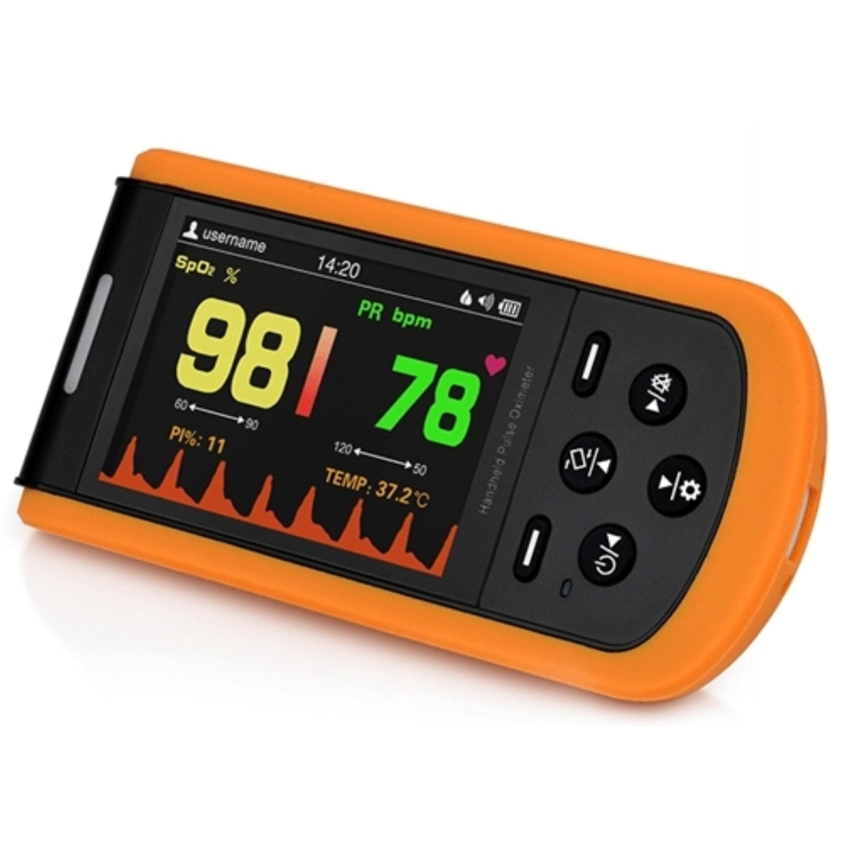 OXÍMETRO DE PULSO PORTÁTIL RECARGABLE LEPU MEDICAL SP-20 CON BLUETOOTH PARA ADULTOS Y PEDIÁTRICO