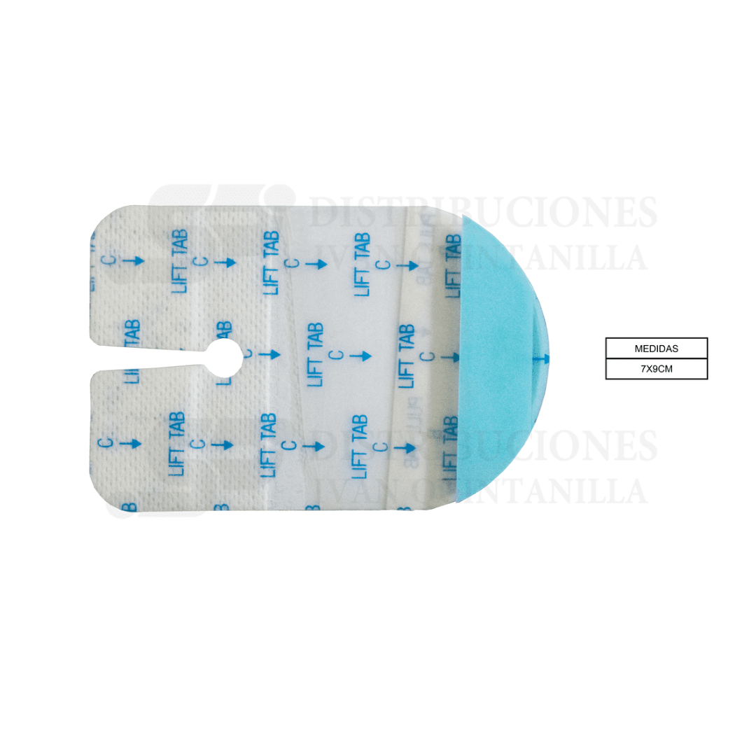 APOSITO TRANSPARENTE IV REFORZADO 7 X 8.5 CM