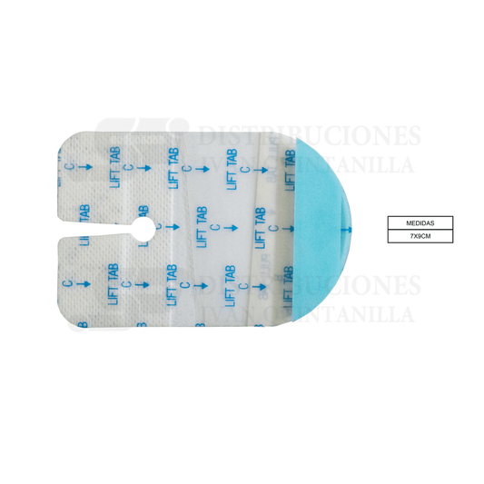 APOSITO TRANSPARENTE IV REFORZADO 7 X 8.5 CM