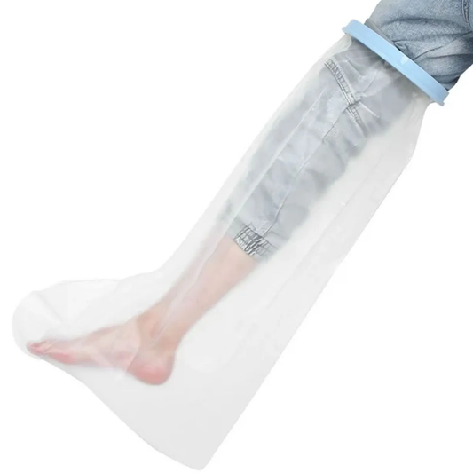 Protector impermeable de pie para yeso