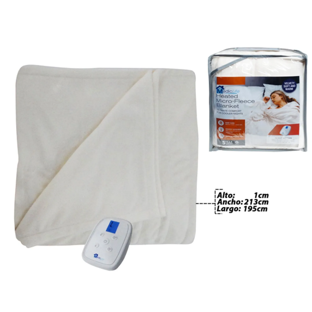 MANTA TERMICA MEDIDA  1 1/2 PLAZA