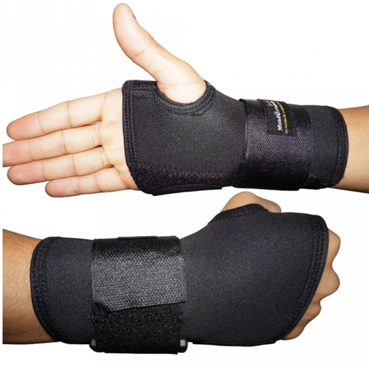 MUÑEQUERA CON PALMA CON VELCRO CLASICA