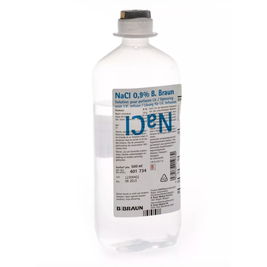 CLORURO DE SODIO 0,9 % DE 500 ML ECOFLAC BRAUN