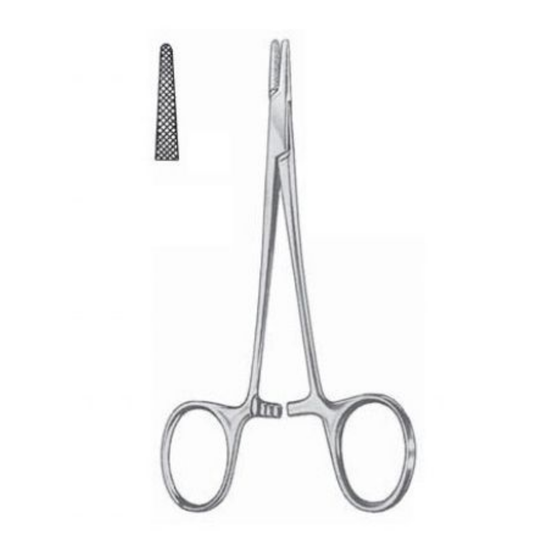 PINZA PORTA AGUJA HALSEY 13CM
