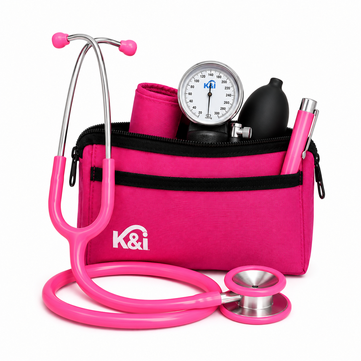 KIT DE DIAGNÓSTICO DELUXE | ESTETOSCOPIO, TENSIÓMETRO Y ACCESORIO