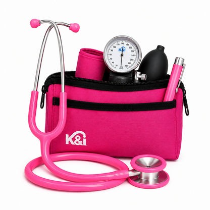 KIT DE DIAGNÓSTICO DELUXE | ESTETOSCOPIO, TENSIÓMETRO Y ACCESORIO