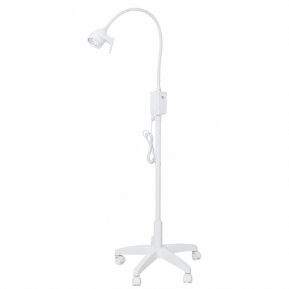 LÁMPARA DE EXAMINACIÓN LED TIPO PEDESTAL BLANCA