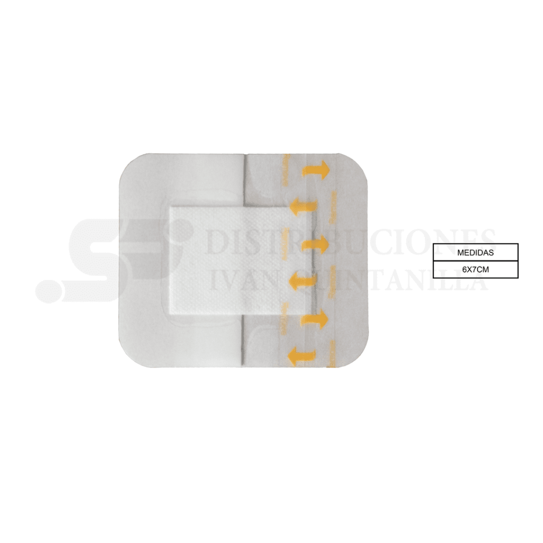 APOSITO TRANSPARENTE CON ALMOHADILLA 6 X 7 CM